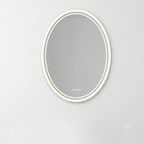 OEM Bathroom Mirror Oval LED Backlit Silver