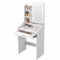 OEM Makeup Vanity Desk LED Mirror Storage White