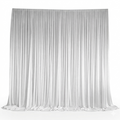 OEM Wedding Backdrop Curtain Large Event Draping White 600x300CM