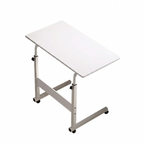 OEM Laptop Desk Adjustable Height Tilting Tabletop White