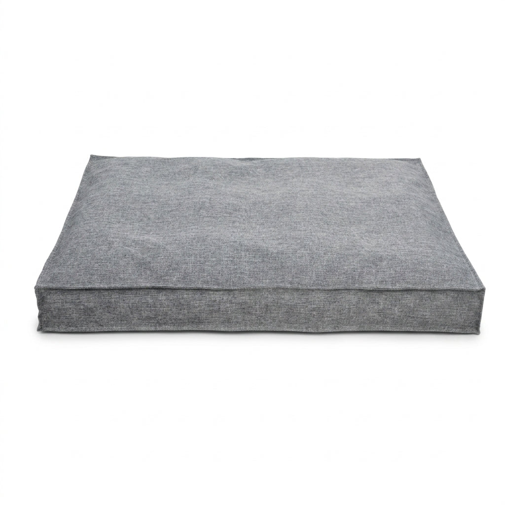 OEM Dog Bed Waterproof Lining Foam Base Linen Cover Grey XXL