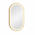 OEM Bathroom Mirror Oval LED Illuminated Gold