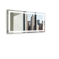 OEM Bathroom Mirror LED Backlit Bluetooth Speaker Silver