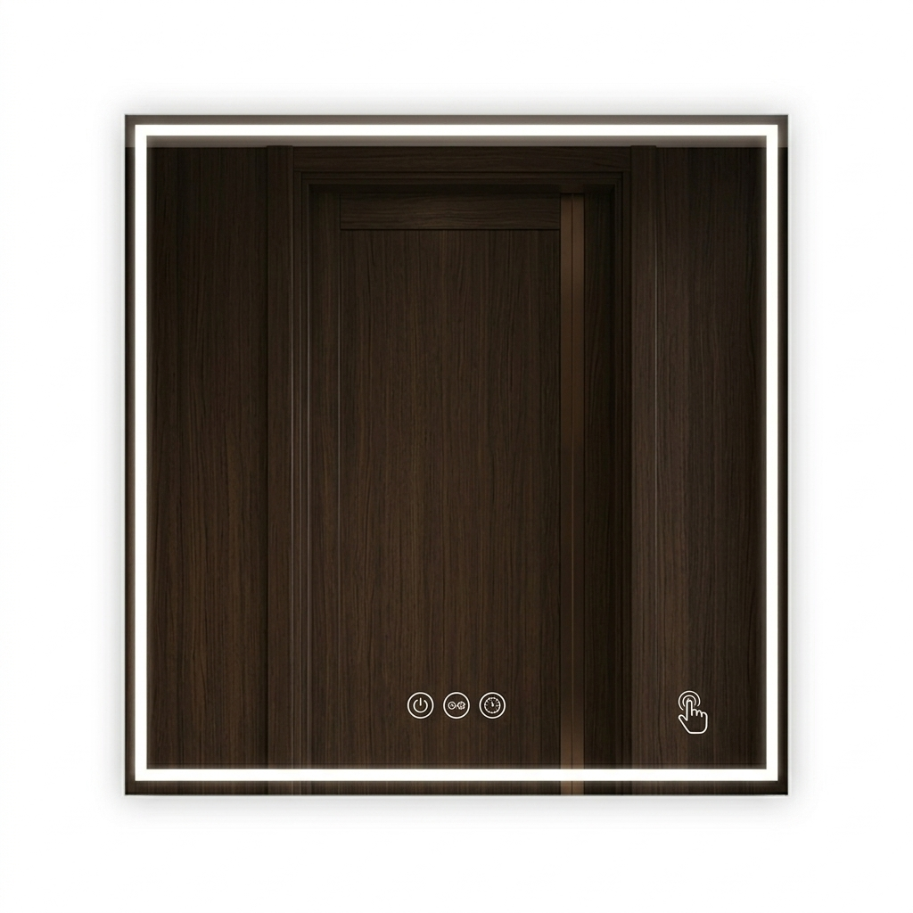 OEM Bathroom Mirror Rectangular LED White