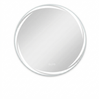 OEM Bathroom Mirror Round LED Backlit Silver