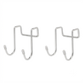 OEM Wall Hooks 304 Stainless Steel Set Of 2 Silver