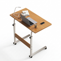 OEM Laptop Desk Compact Work Surface Light Oak