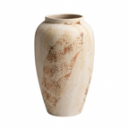 OEM Decorative Vase Speckled Ceramic Design Beige Medium