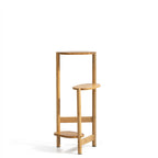 OEM Plant Stand 3-Tier Bamboo Shelf Corner Natural