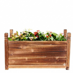 OEM Raised Planter Box Wooden Natural Wood
