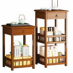 OEM Side Table Bamboo Storage Drawer