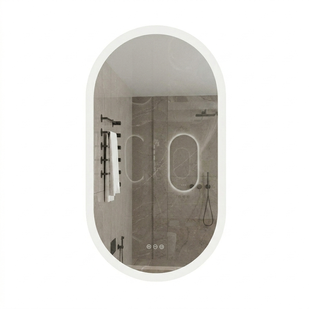 OEM Bathroom Mirror LED Lighting Silver