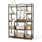 OEM Kitchen Baker's Rack 5-Tier Industrial Shelves Hooks