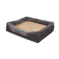 OEM Dog Bed Warm Fleece Waterproof Washable Cover Grey 3XL