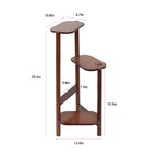 OEM Plant Stand 3-Tier Bamboo Corner Shelf Natural