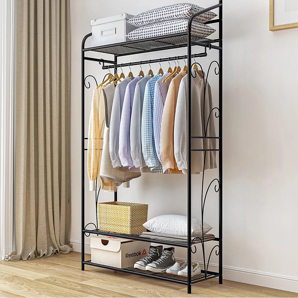 OEM Clothes Rack Freestanding Black