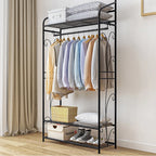 OEM Clothes Rack Freestanding Black