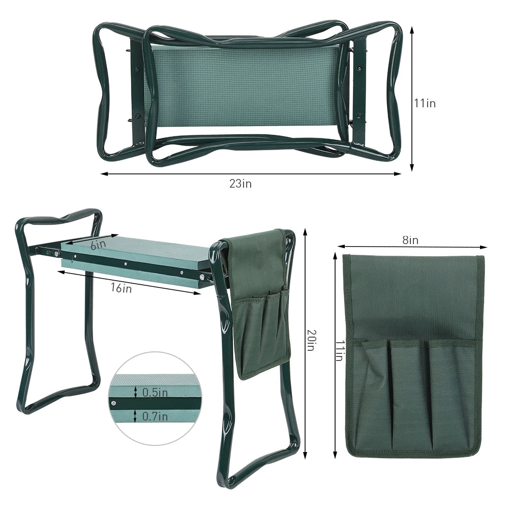 OEM Garden Kneeler and Seat Green