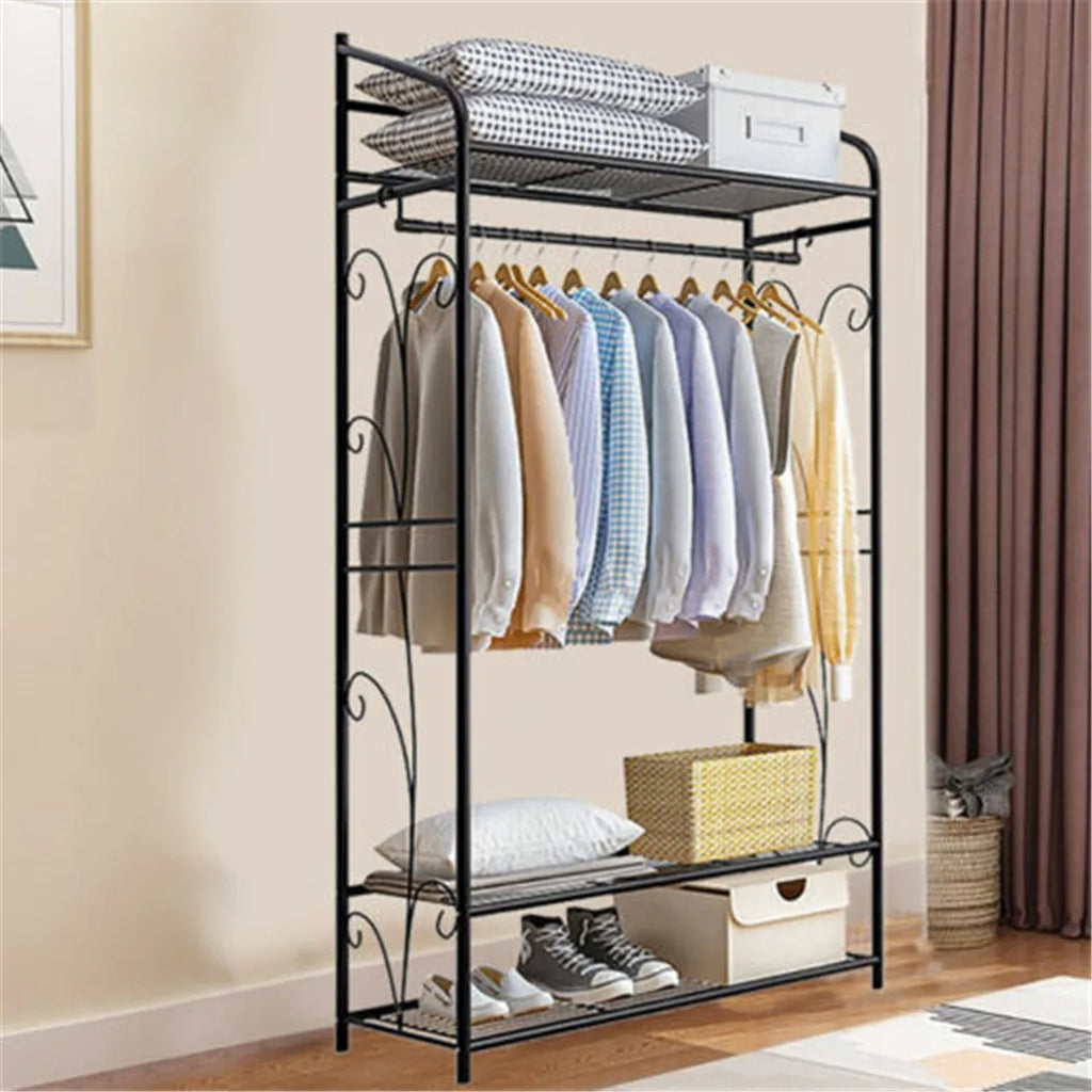OEM Clothes Rack Freestanding Black