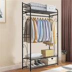 OEM Clothes Rack Freestanding Black