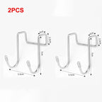 OEM Wall Hooks 304 Stainless Steel Set Of 2 Silver
