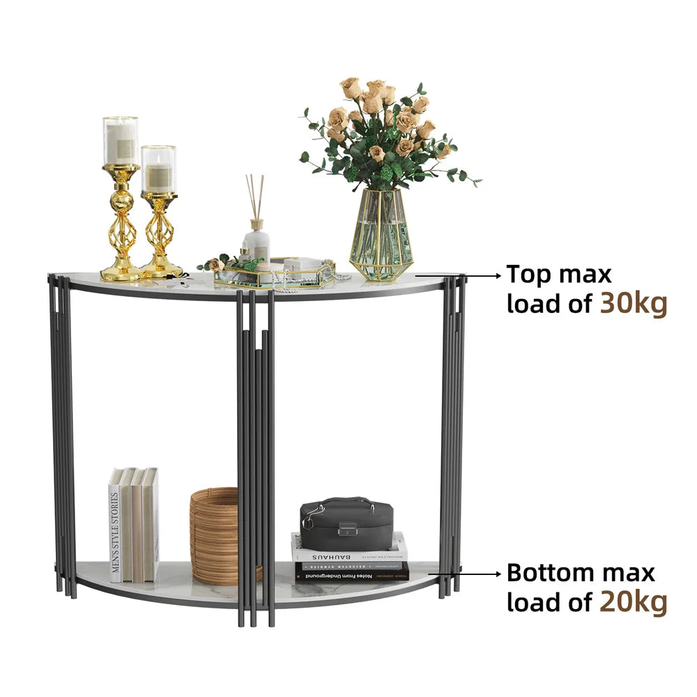 OEM Table Sintered Stone Top Stylish Design White/Black