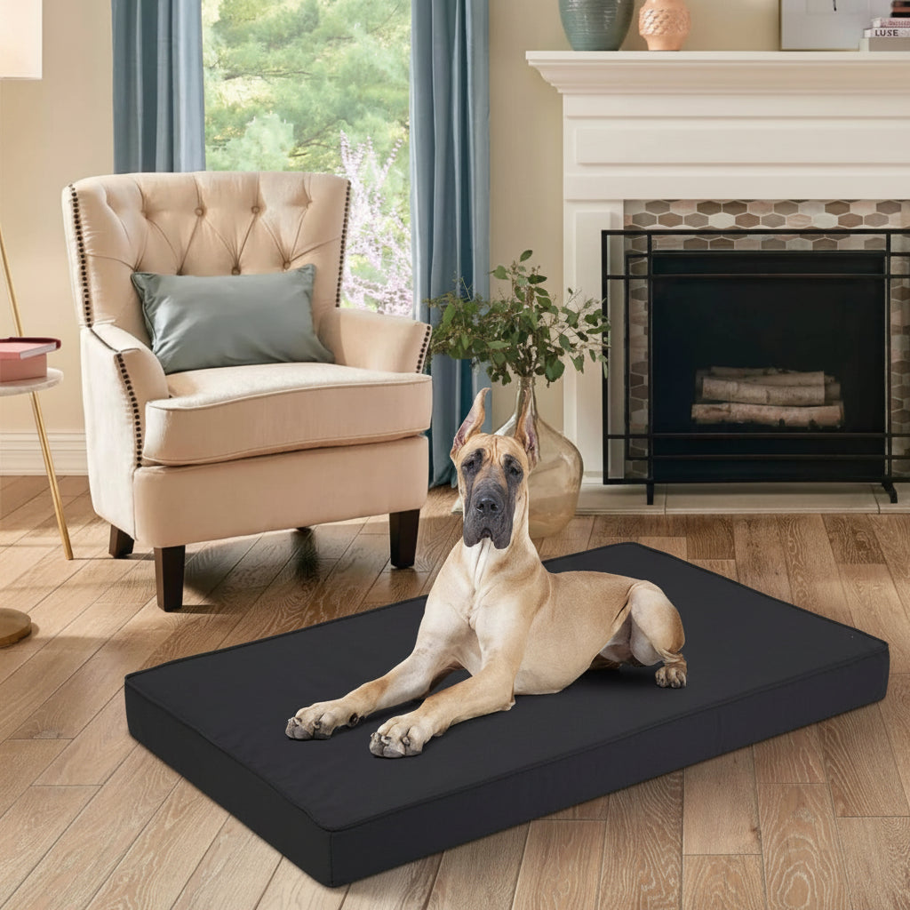 OEM Orthopedic Dog Bed Waterproof Lining Non-Slip Base Large
