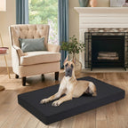 OEM Orthopedic Dog Bed Waterproof Lining Non-Slip Base Large