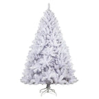 OEM Artificial Christmas Tree White PVC 1000 Tips 210cm