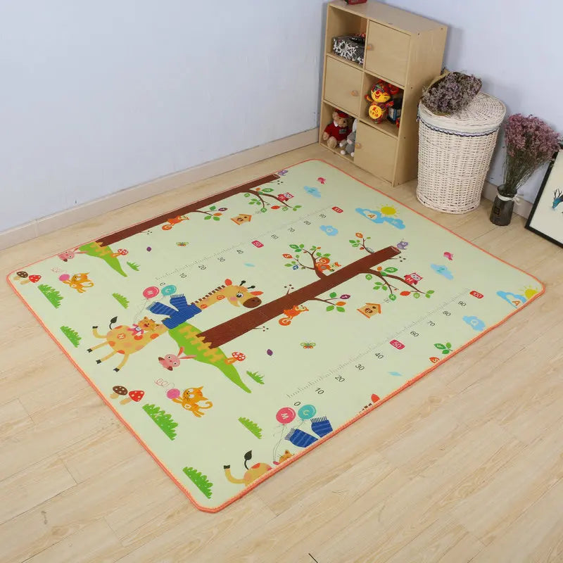 OEM Baby Crawling Play Mat Double-Sided EPE Foam Multicolour 120x90x0.5cm