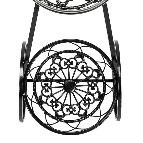 OEM Plant Stand 3-Tier Bicycle Iron Frame Black