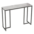 OEM Console Table Marble Accent White Marble 100x30x78.5CM