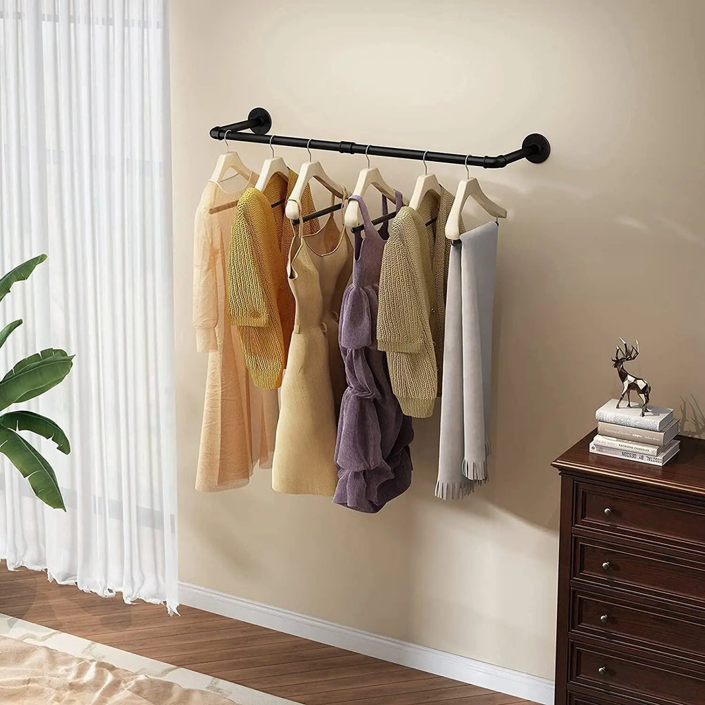 OEM Clothes Rack Wall Mounted Black