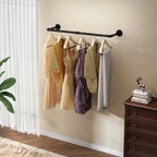 OEM Clothes Rack Wall Mounted Black