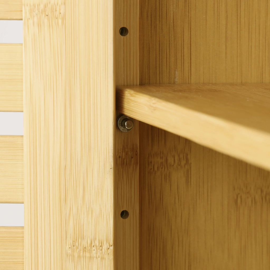 Bathroom Cabinet Shelf - Wall Mounted - Bamboo