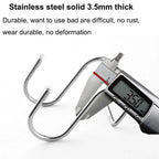 OEM Wall Hooks 304 Stainless Steel Set Of 2 Silver