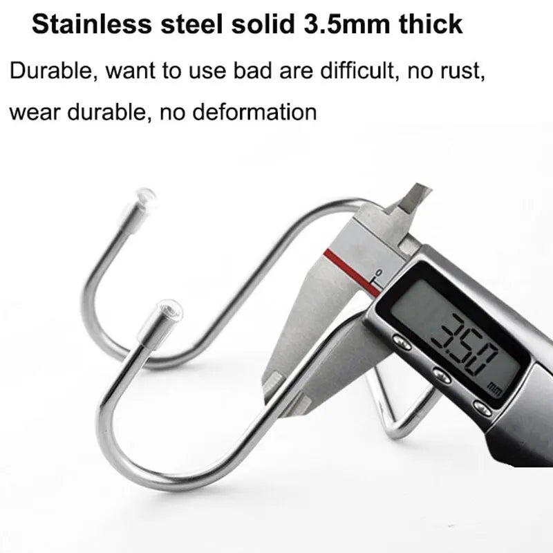 OEM Wall Hooks 304 Stainless Steel Set Of 2 Silver