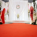 OEM Wedding Backdrop Curtain Large Event Draping White 600x300CM