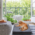OEM Orthopedic Dog Bed Waterproof Lining Non-Slip Base Medium