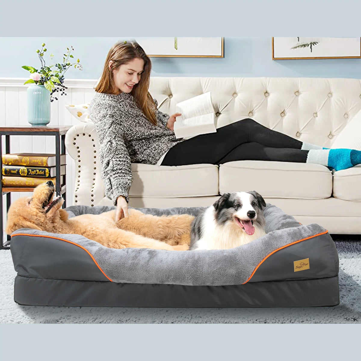 OEM Dog Bed Warm Fleece Waterproof Washable Cover XL