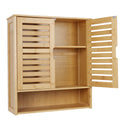 Bathroom Cabinet Shelf - Wall Mounted - Bamboo