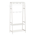 OEM Clothes Rack Shelves Hooks White
