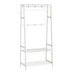 OEM Clothes Rack Shelves Hooks White