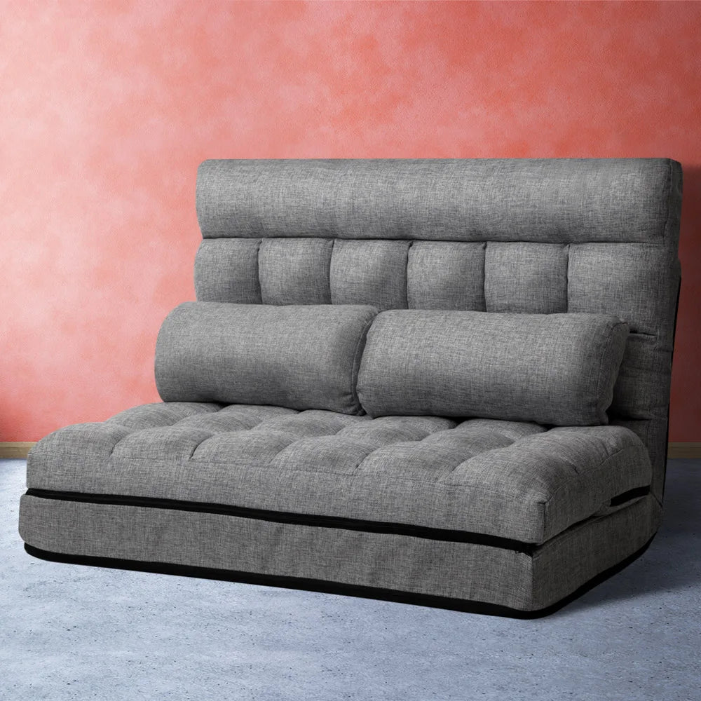 OEM Sofa Bed 2-Seater Convertible Grey