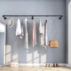 OEM Clothes Rack Wall Mounted Black
