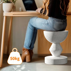 OEM Side Table Terrazzo Design White
