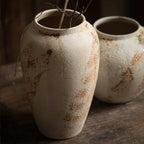 OEM Decorative Vase Speckled Ceramic Design Beige Large