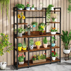 OEM Kitchen Baker's Rack 5-Tier Industrial Shelves Hooks