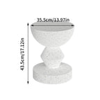 OEM Side Table Terrazzo Design White