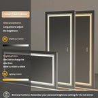 OEM Bathroom Mirror Silver 100x60cm